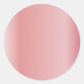 Lege Sjabloon Aangepaste tekst Upload Logo Roos Go Ronde Sticker (Voorkant)