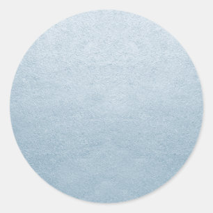 Lege Sjabloon Blauwe Faux Folie toevoegen Elke tek Ronde Sticker