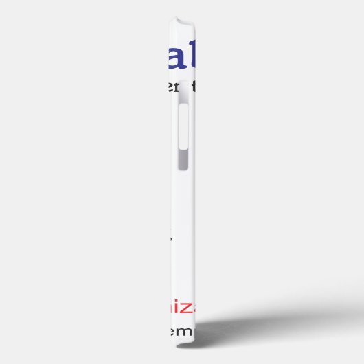 lege Sjabloon Case-Mate iPhone Case (Achterkant / Links)