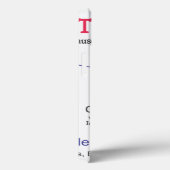 lege Sjabloon Case-Mate iPhone Case (Achterkant / Rechts)