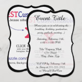 lege Sjabloon Kaart (Voorkant / Achterkant)