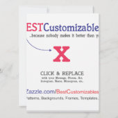  lege Sjabloon Kaart (Achterkant)