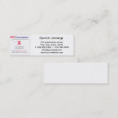 lege Sjabloon Mini Visitekaartje (Voorkant / Achterkant)