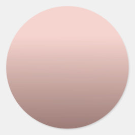 Lege Sjabloon Roos Goud Toevoegen Jouw tekst Moder Ronde Sticker