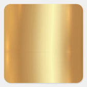 Lege Sjabloon Uw aangepaste tekst QR-code Logo Gol Vierkante Sticker (Voorkant)