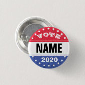 Lege Sjabloon verkiezingscampagne Ronde Button 3,2 Cm (Voorkant /achterkant)