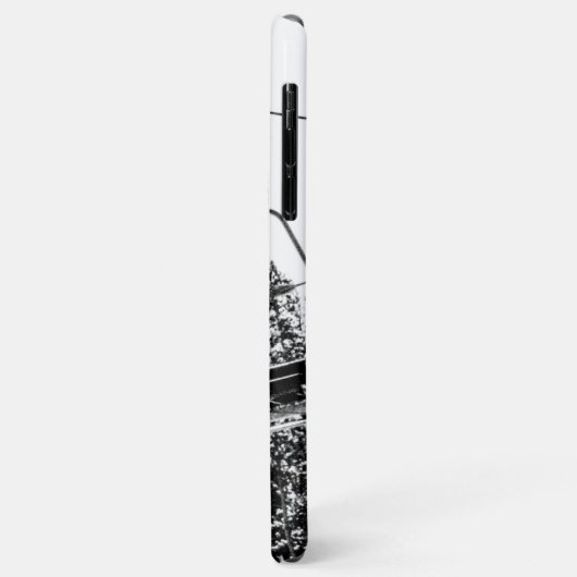 Lege skilift // Zwarte en Witte winter Case-Mate iPhone Case (Achterkant/links)