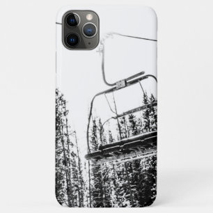 Lege skilift // Zwarte en Witte winter Case-Mate iPhone Case