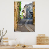 Lege smalle straat, Frankrijk Poster (Keuken)
