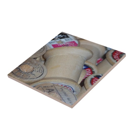 Lege spools tegeltje (Zijkant)