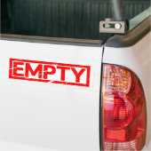 Lege stempel bumpersticker (Op Truck)