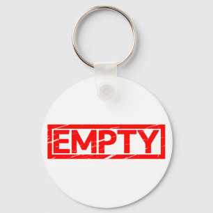 Lege stempel sleutelhanger