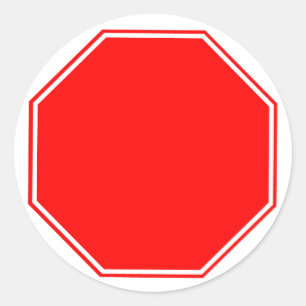 Lege/ Sticker stopteken