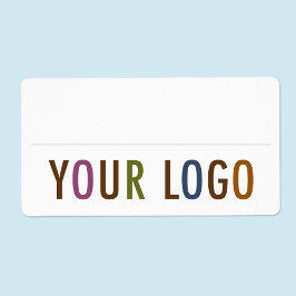 Lege Stickers voor naamplaatje Aangepaste Logo wer