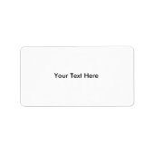 Lege sticky labels-personaliseren etiket (Voorkant)