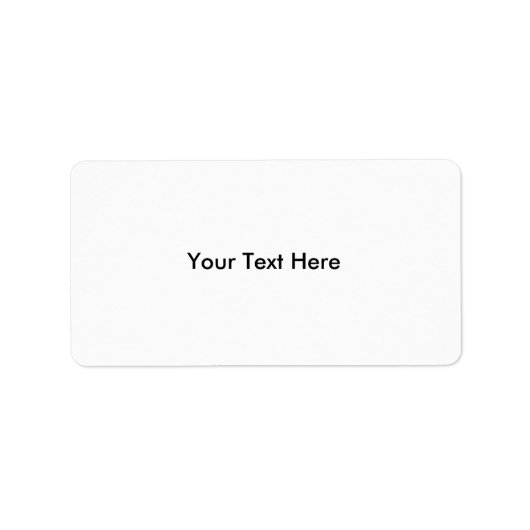 Lege sticky labels-personaliseren etiket (Voorkant)