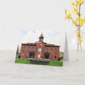 Lege stoel herdenking kaart (Gele Bloem)