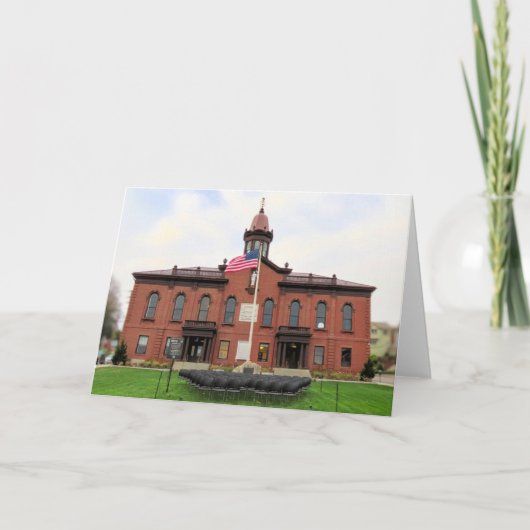 Lege stoel herdenking kaart (Voorkant)