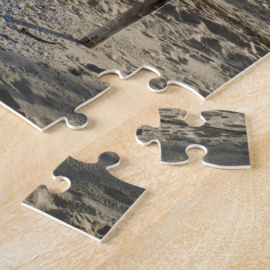 Lege strand legpuzzel (Zijkant)