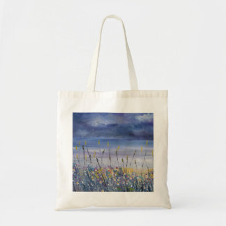Lege strand, zeemaand, zeescheepvaartzak tote bag