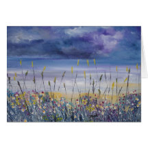 Lege strandblanco kaart