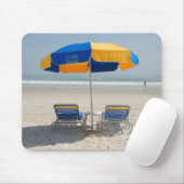 lege strandstoelen muismat (Met muis)