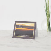 Lege sympathie Bedankt Opmerking Kaart - Aangepast (Voorkant)