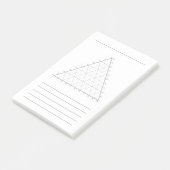 Lege ternaire plot- Wetenschap Notitie Post-Its Post-it® Notes (Schuin)