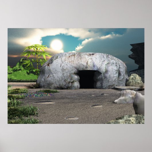 Lege tombe van Christus Poster (Voorkant)