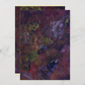 Lege trouwuitnodigingen en antwoordkaarten kaart (Voorkant / Achterkant)