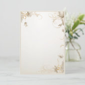 Lege uitnodiging  (Staand voorkant)