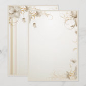 Lege uitnodiging  (Voorkant / Achterkant)