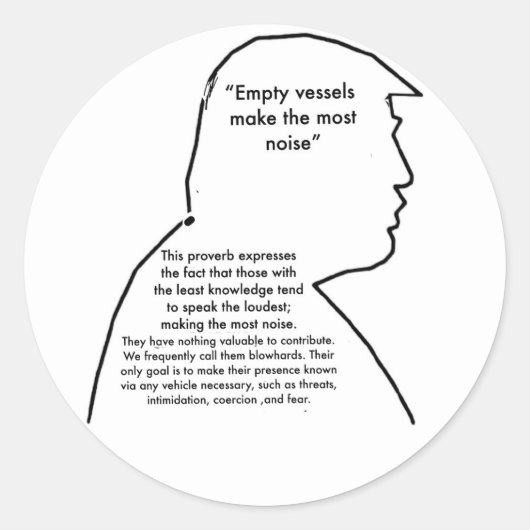 Lege Vaten Sticker (Voorkant)