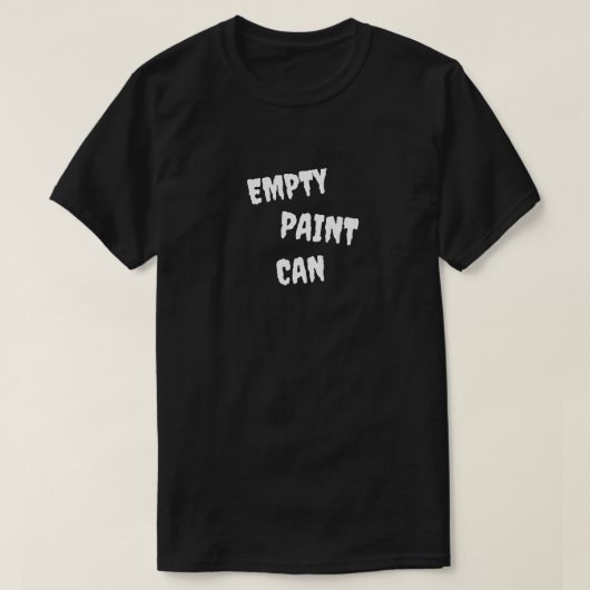 Lege verfbus t-shirt (Design voorkant)