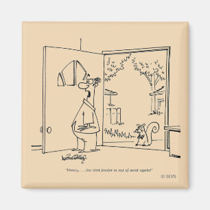 Lege vogelinvoer 2 magneet