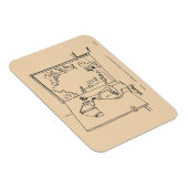 Lege vogelinvoer 2 magneet (Rechterzijde)