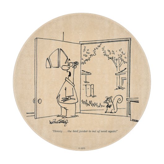 Lege vogelinvoer 2 snijplank (Voorkant)