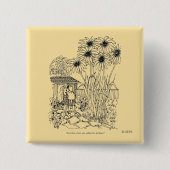 Lege vogelinvoer 2 vierkante button 5,1 cm (Voorkant)