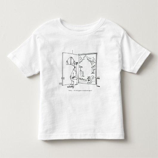 Lege vogelinvoer kinder shirts (Voorkant)
