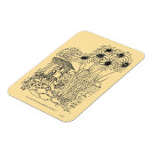 Lege vogelinvoer magneet (Linkerzijde)