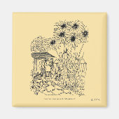 Lege vogelinvoer magneet (Voorkant)