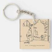 Lege vogelinvoer sleutelhanger (Voorkant)