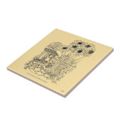 Lege vogelinvoer tegeltje (Zijkant)