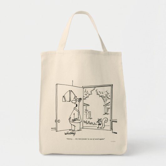 Lege vogelinvoer tote bag (Voorkant)