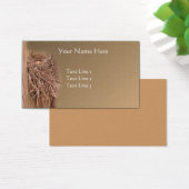 Lege vogelnesten op hek-Natuur Visitekaartjes (Bureau)