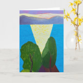 Lege wenskaart kaart (Gele Bloem)