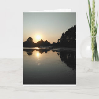 Lege wenskaart - Tofino zonsondergang Kaart