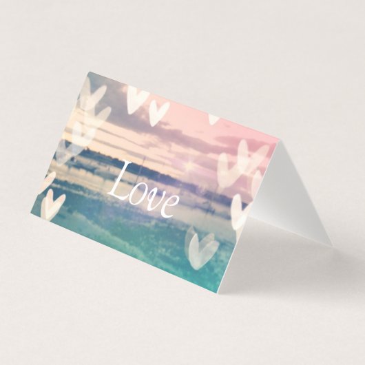 Lege Wenskaarten van de "Liefde" Kaart (Voorkant)