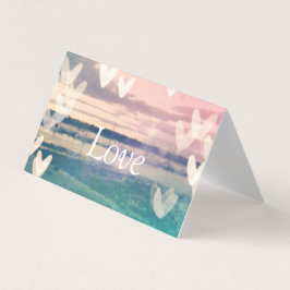 Lege Wenskaarten van de "Liefde" Kaart