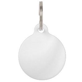 LEGE WITTE HUISDIEREN ID-TAG ZELF MAKEN HUISDIERPENNING